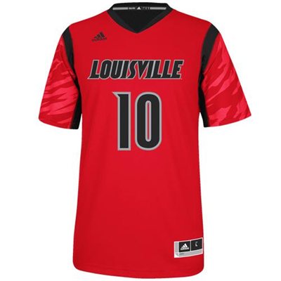 NCAA  Louisville Cardinals 10 Gorgui Dieng Red College Basketball Jersey